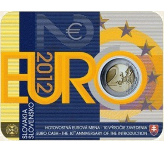 Slowakei 2 Euro BU 2012 - 10 Jahre Euro-Bargeld