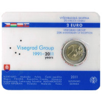 Slowakei 2 Euro BU 2011 - 20 Jahre Visegrad-Gruppe