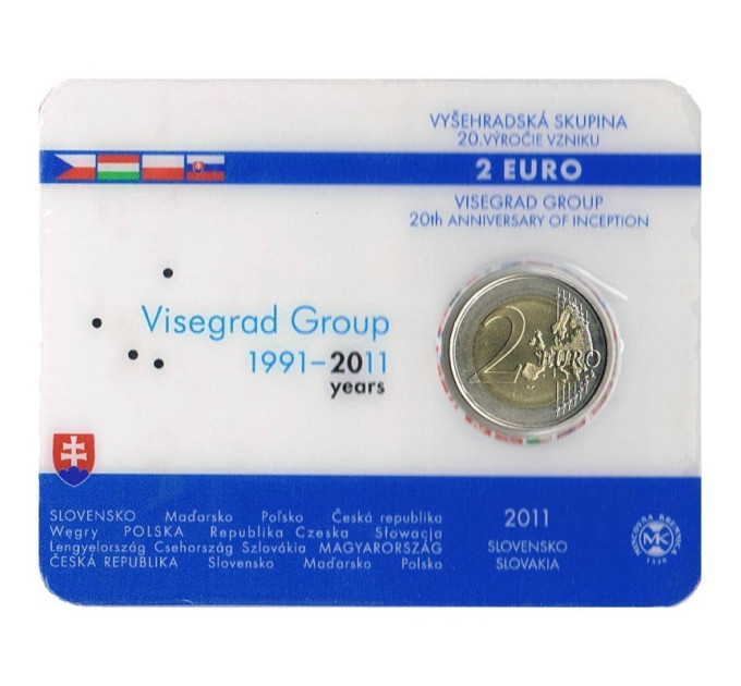 Slowakei 2 Euro BU 2011 - 20 Jahre Visegrad-Gruppe