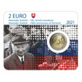 Slowakei 2 Euro BU 2021 - 100. Geburtstag von Alexander Dubchek  