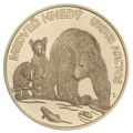 Slowakei 5 Euro UNC 2023 – Fauna und Flora in der Slowakei – Braunbär