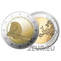Slowenien 2 Euro UNC 2024 – 250. Jahrestag der National- und Universitätsbibliothek