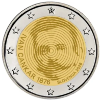Slowenien 2 Euro Rolle 2026 – 150. Geburtstag von Ivan Cankar