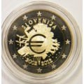 Slowenien 2 Euro proof 2012 - 10 Jahre Euro-Bargeld