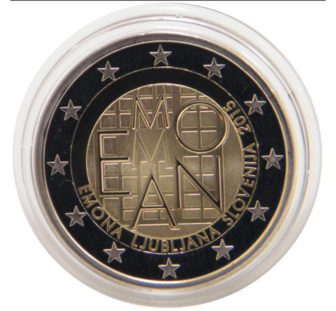 Slowenien 2 Euro proof 2015 – 2000. Jahrestag der Gründung von Emona - Ljubljana