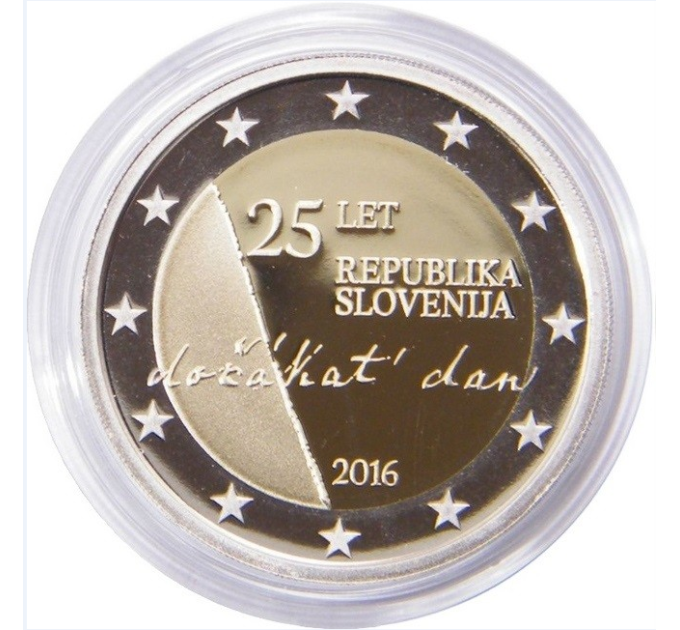 Slowenien 2 Euro proof 2016 – 25 Jahre Unabhängigkeit