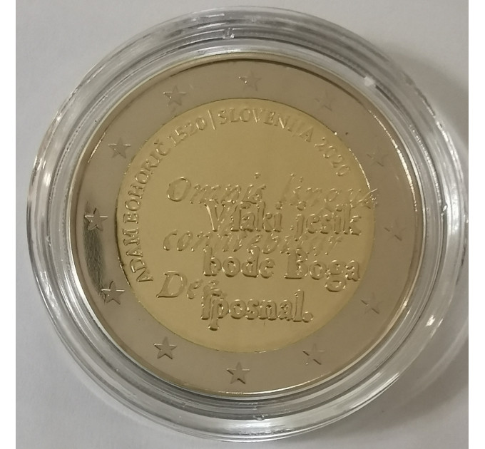Slowenien 2 Euro proof 2020 - 500. Geburtstag von Adam Bohorič  