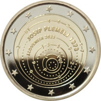 Slowenien 2 Euro proof 2023 – 150. Jahrestag der Geburt von Josip Plemelj