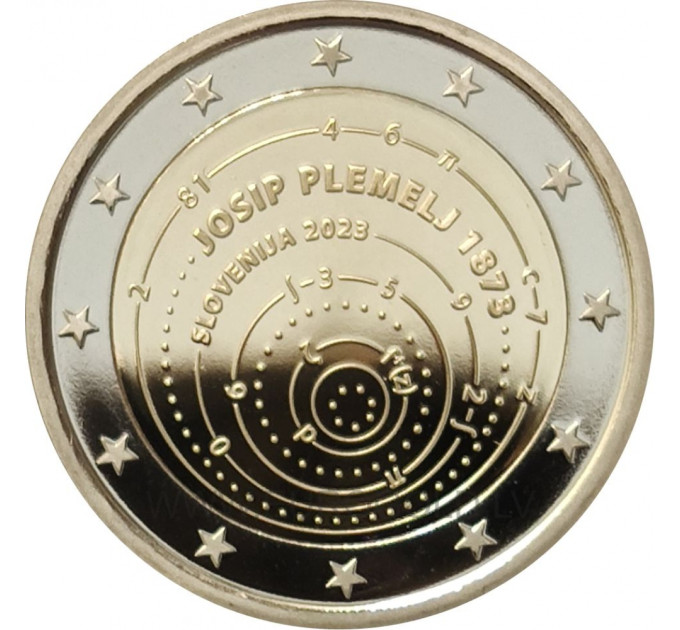 Slowenien 2 Euro proof 2023 – 150. Jahrestag der Geburt von Josip Plemelj
