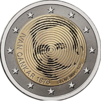 Slowenien 2 Euro proof 2026 – 150. Geburtstag von Ivan Cankar