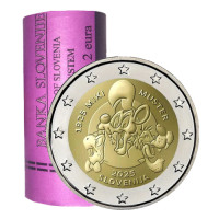 Slowenien 2 Euro Rolle 2025 – MIKI MUSTER