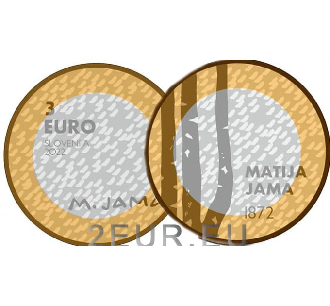 Slowenien 3 Euro proof 2022 - 150. Geburtstag des Malers Matija Jama  