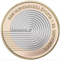 Slowenien 3 Euro UNC 2023 – Nationalfeiertag Slowenischer Sporttag
