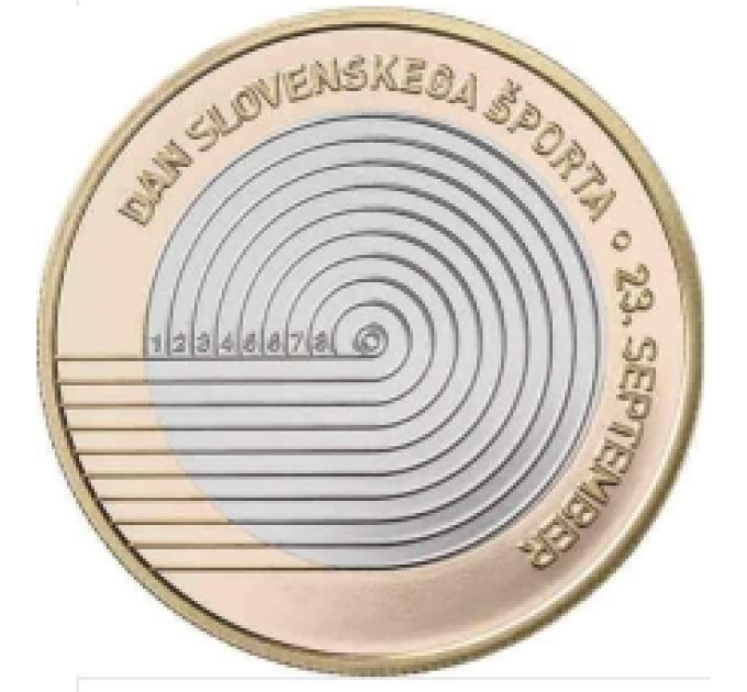 Slowenien 3 Euro proof 2023 – Nationalfeiertag Slowenischer Sporttag