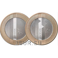 Slowenien 3 Euro UNC 2021 - 30. Jahrestag der Republik Slowenien  