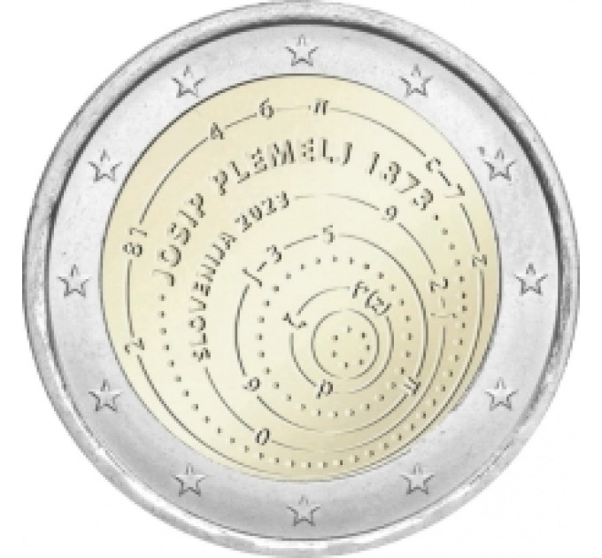 Slowenien 2 Euro UNC 2023 – 150. Geburtstag von Josip Plemle