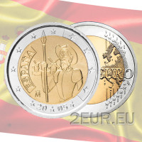 Spanien 2 Euro UNC 2005 - Don Quijote von La Mancha