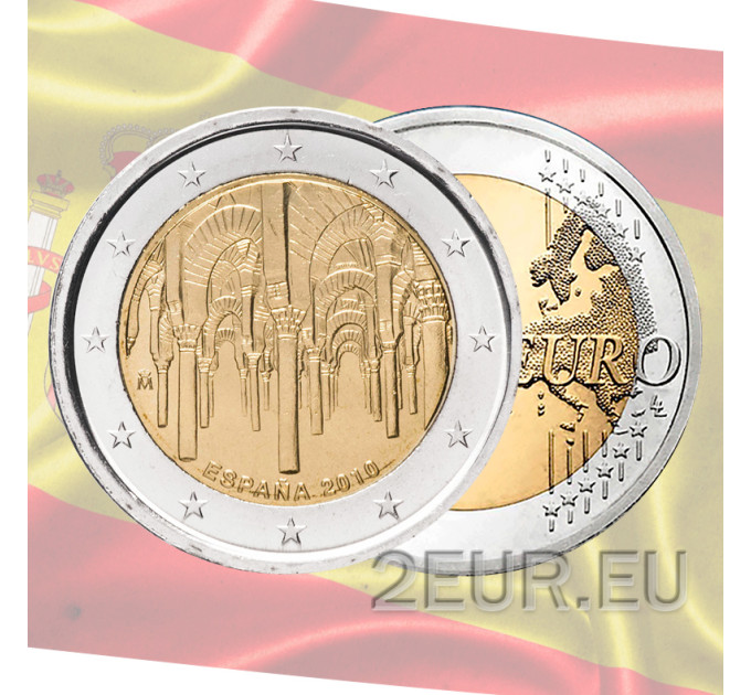 Spanien 2 Euro UNC 2010 - Historisches Zentrum von Cordoba