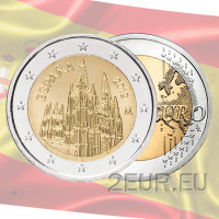 Spanien 2 Euro UNC 2012 - Kathedrale von Burgos