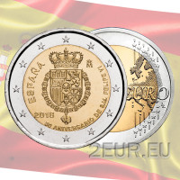 Spanien 2 Euro UNC 2018 - 50. Geburtstag von Felipe VI. von Spanien