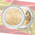 Spanien 2 euro UNC 2019 - Die Altstadt von Avila und ihre Kirchen vor den Mauern