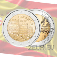 Spanien 2 euro UNC 2019 - Die Altstadt von Avila und ihre Kirchen vor den Mauern