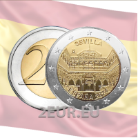 Spanje 2 euro UNC 2024 - Kathedrale von Sevilla