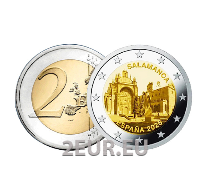 Spanje 2 euro UNC 2025 - Altstadt von Salamanca