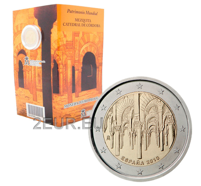 Spanien 2 Euro proof 2010 - historisches Zentrum von Cordoba