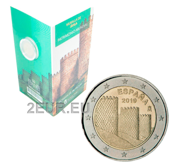 Spanien 2 euro proof 2019 - Die Altstadt von Avila 