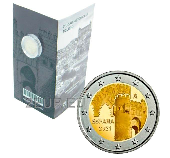 Spanien 2 euro proof 2021 - Historische Stadt Toledo  