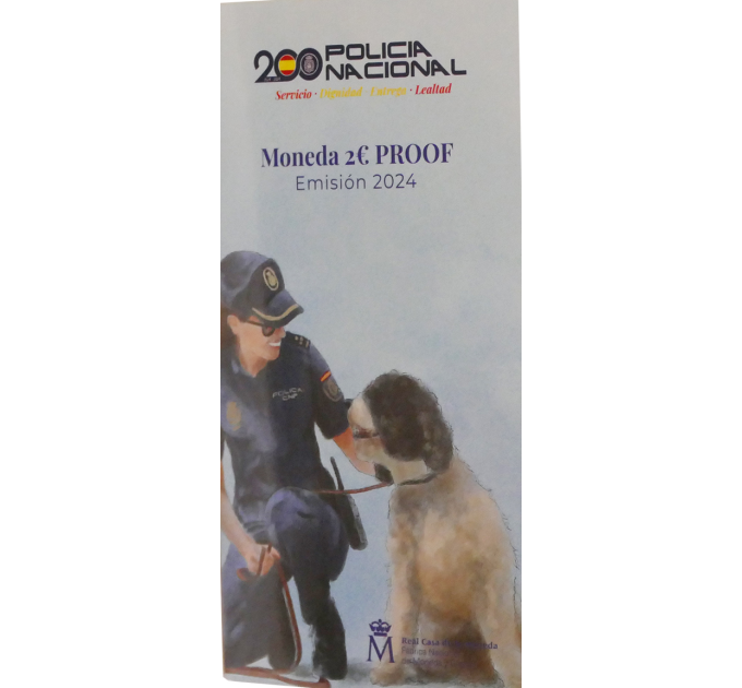 Spanien 2 euro proof 2024 – Nationales Polizeikorps