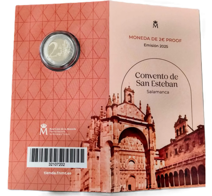 Spanien 2 euro proof 2025 – Altstadt von Salamanca