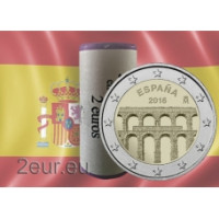Spanien 2 Euro rollen 2016 – Altstadt von Segovia und ihr Aquädukt