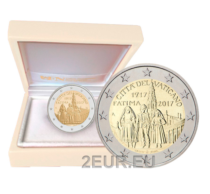 Vatikan 2 Euro proof 2017 - Hundertjahrfeier der Marienerscheinungen von Fatima 