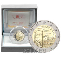 Vatikan 2 Euro proof 2020 - 500. Todestag Raffaels  