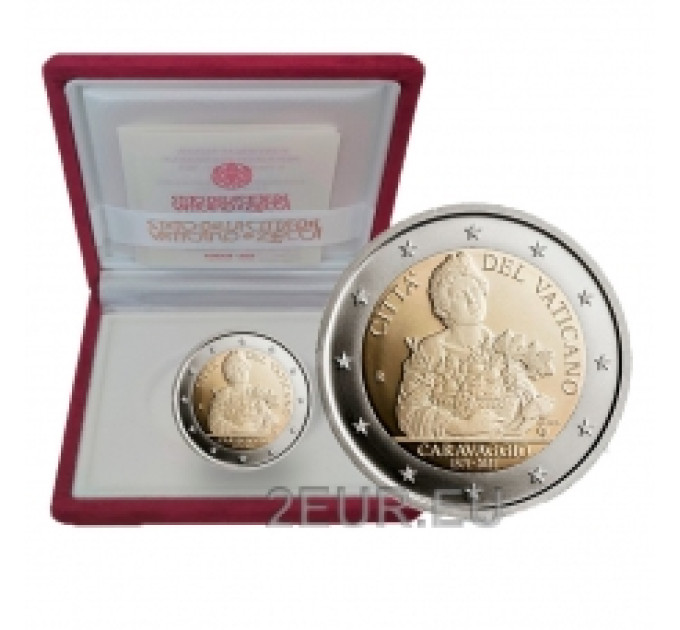 Vatikan 2 Euro proof 2021 – 450. Geburtstag von Caravaggio 