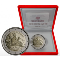 Vatikan 2 Euro proof 2024 – 750. Todestag des heiligen Thomas von Aquin