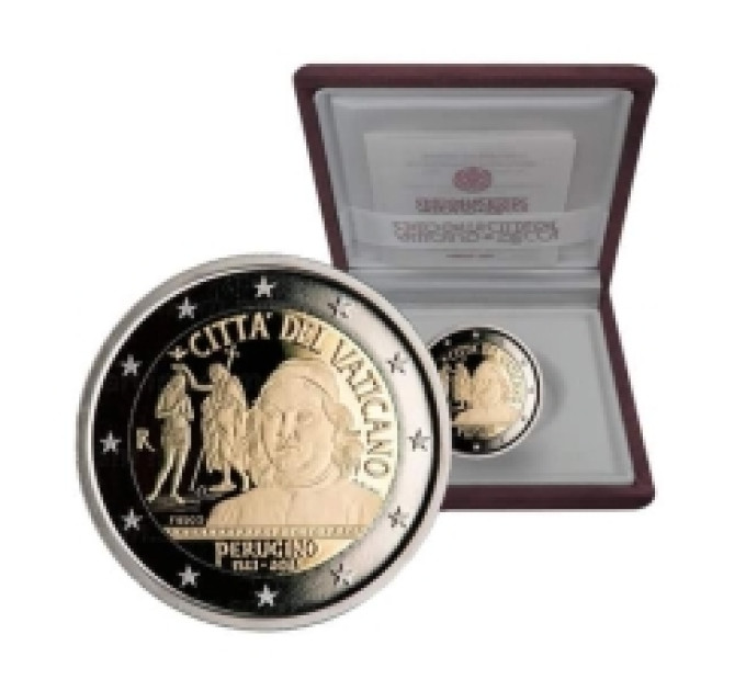 Vatikan 2 Euro proof 2023 – 500. Todestag von Pietro Perugino