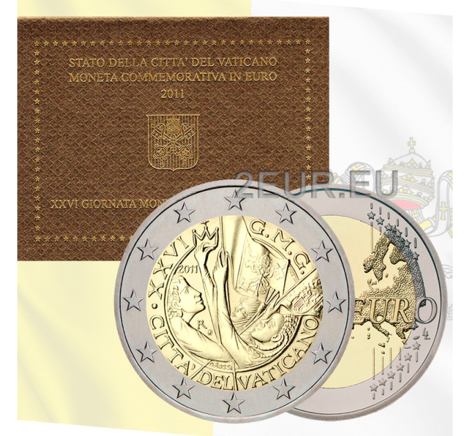 Vatikan 2 Euro BU 2011 - 26. Weltjugendtag - Madrid