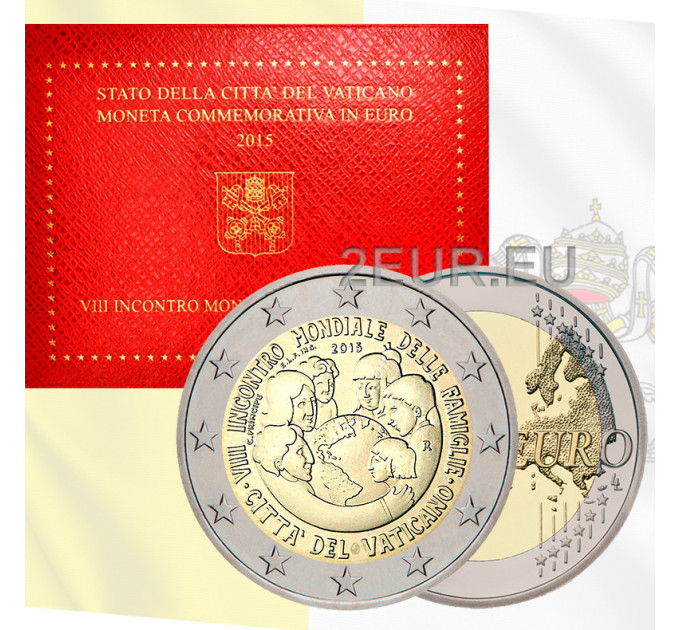 Vatikan 2 Euro BU 2015 - VIII. Welttreffen der Familien - Philadelfia