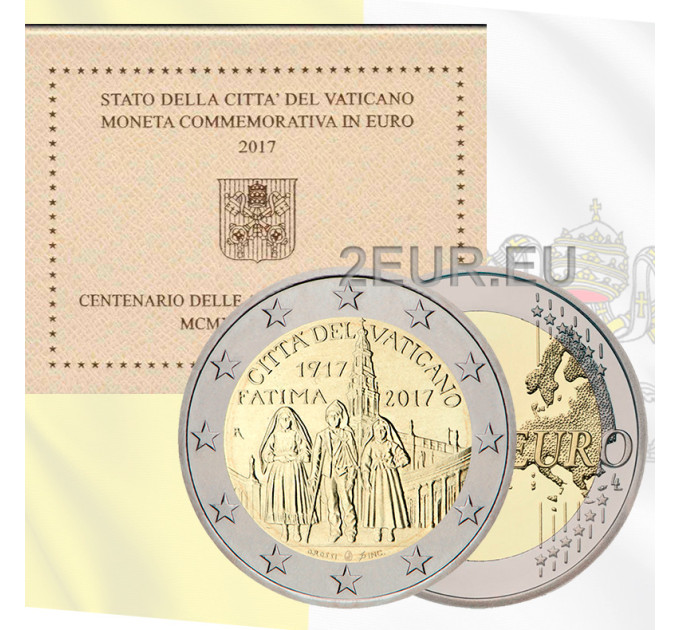 Vatikan 2 Euro BU 2017 - Hundertjahrfeier der Marienerscheinungen von Fatima