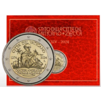 Vatikan 2 Euro BU 2024 – 750. Todestag des heiligen Thomas von Aquin