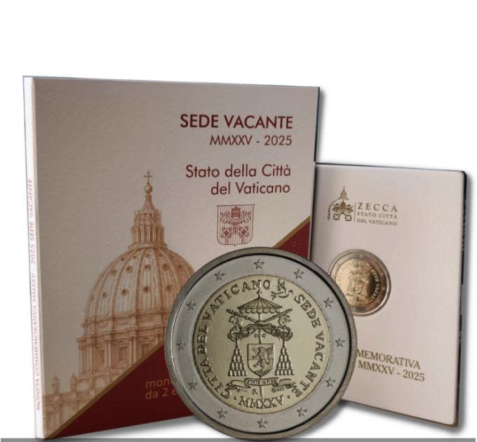 Vatikan 2 Euro BU 2025 – Sede Vacante MMXXV