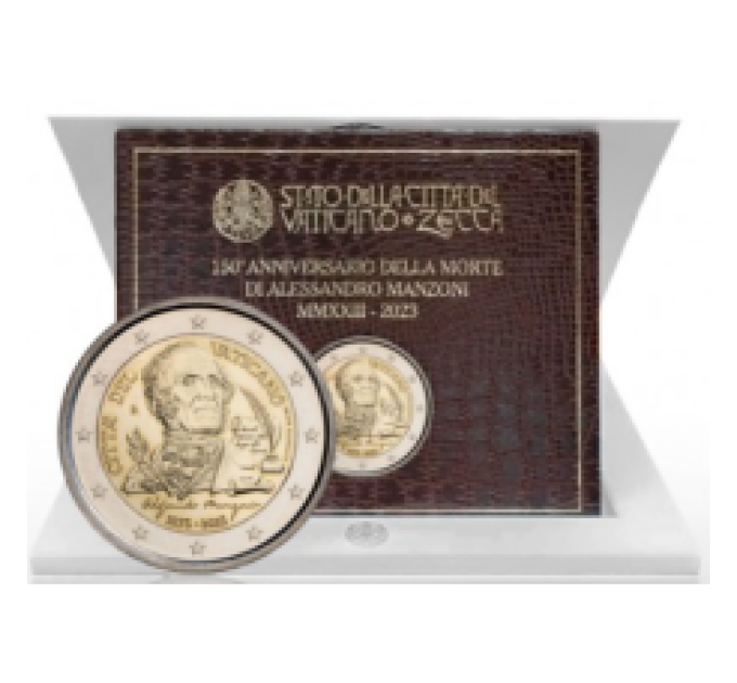Vatikan 2 Euro BU 2023 – 150. Todestag von Alessandro Manzoni