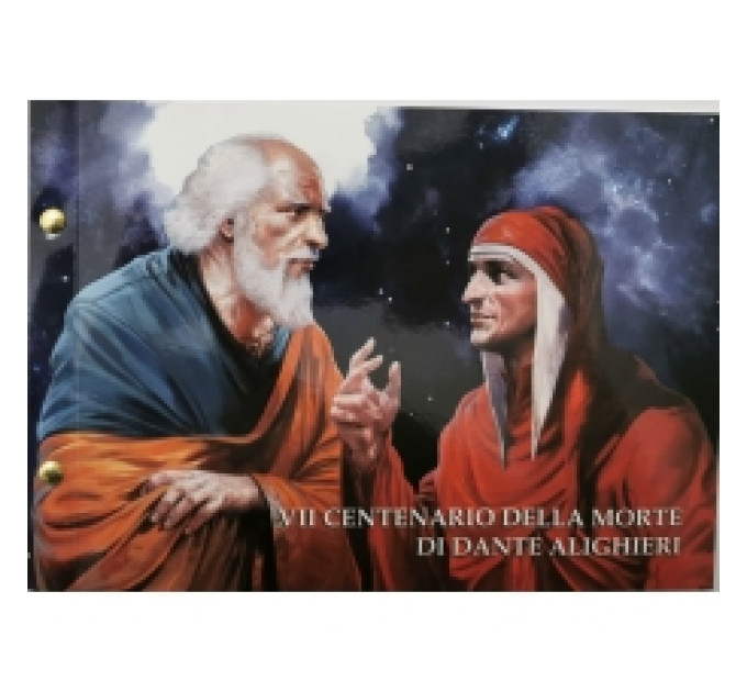 Vatikan 2 Euro BU 2021 - 700. Todestag von Dante Alighieri  Numisbrief
