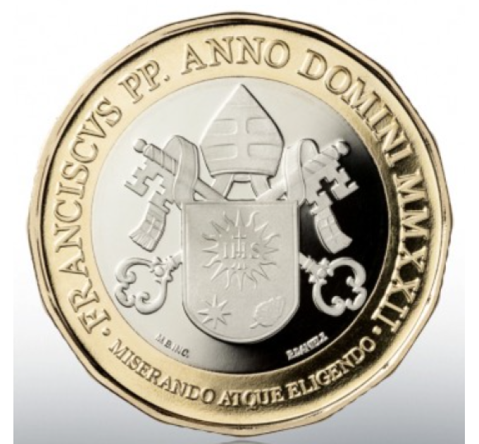 Vatikan 5 euro proof 2022 – 100. Todestag von Papst Benedetto XV