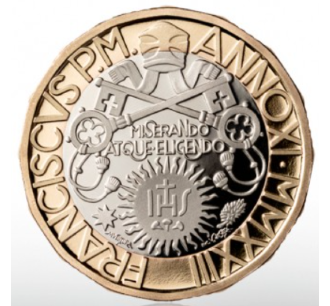 Vatikan 5 euro proof 2023 – 100 Jahre seit der Geburt von Don Lorenzo Milani