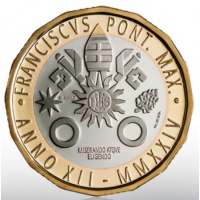 Vatikan 5 euro proof 2024 – 650 Jahre seit dem Tod von Francesco Petrarca