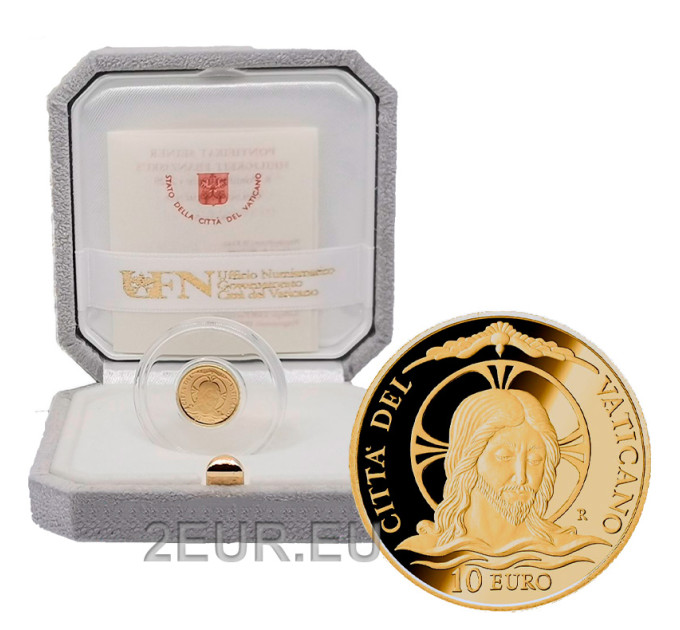 Vatikan 10 Euro Gold proof 2020 - Taufe